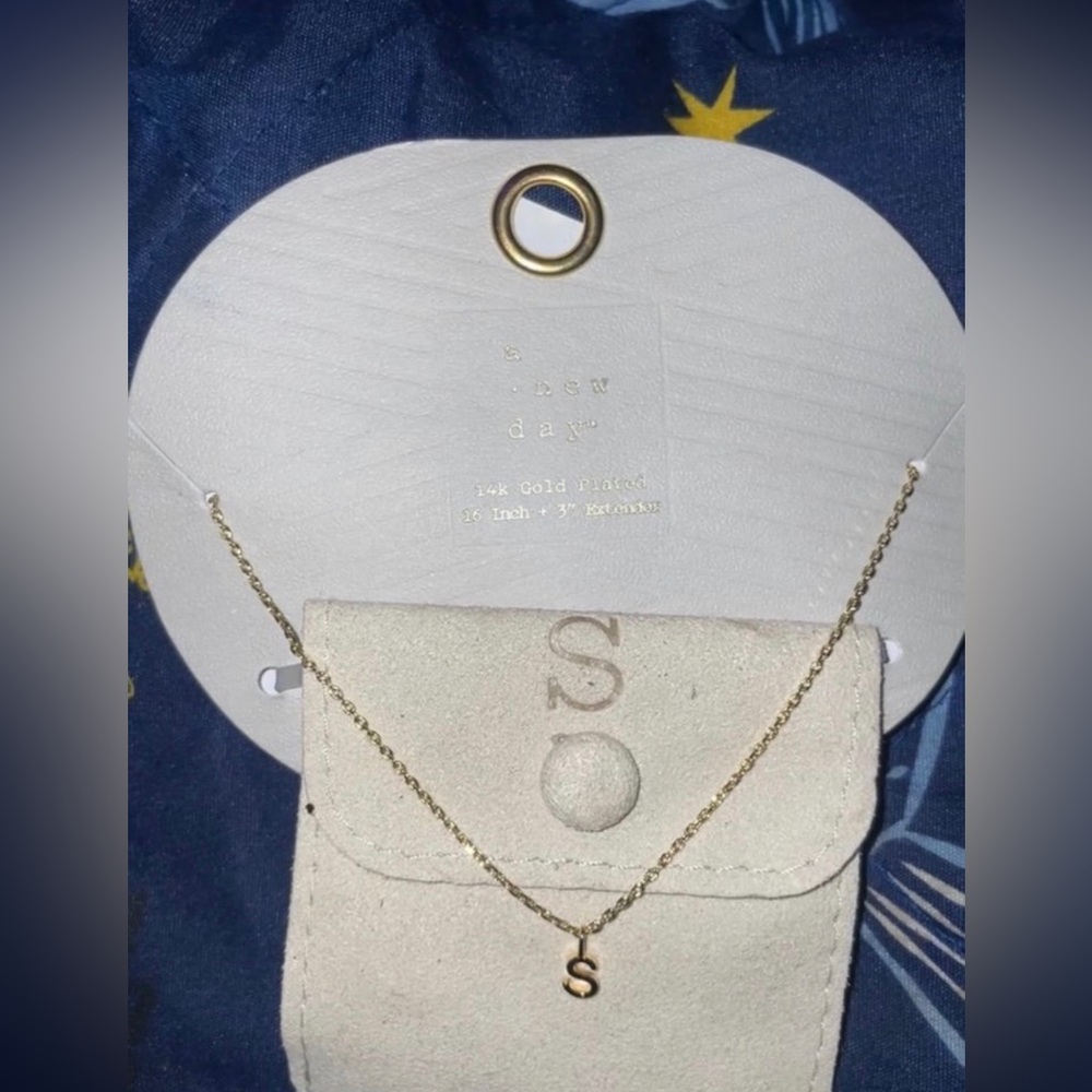 A New Day, 14k gold plated necklace